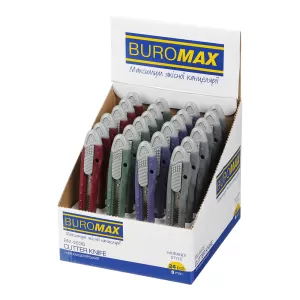 Нож канцелярский Buromax MORANDI STYLE 9 мм BM.4636 - Фото 2