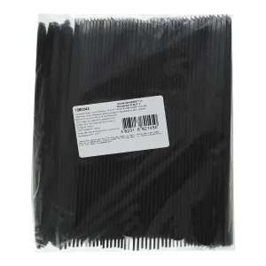 Нож одноразовый черный Buroclean EuroStandart 18см 100шт 1080243, Ножи одноразовые - фото 1