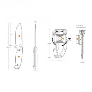 Нож Ruike Jager черный F118-B - Фото 2