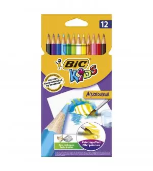 Карандаши цветные Evolution Aquacouleur 12 шт BIC bc8575614