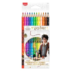 Карандаши цветные Maped Гарри Поттер 12 цветов MP.832053, Цветные