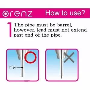 Олівець автоматичний ORENZ 0.3мм малиновий Pentel ХРР503-PХ - Фото 1