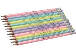 Карандаш чернографитный Optima SWEET HB корпус ассорти заостренный с резинкой O15538, Карандаши простые - фото 4