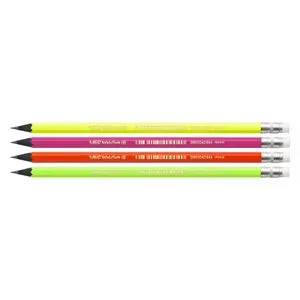 Олівець чорнографітовий Evolution Fluo, з гумкою, НВ BIC bc942882