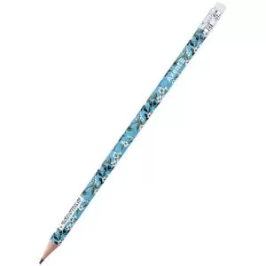 Карандаш графитный Axent HB Floral Black 9009/36 - Фото 6
