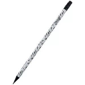 Карандаш графитный Axent HB Floral Black 9009/36 - Фото 8