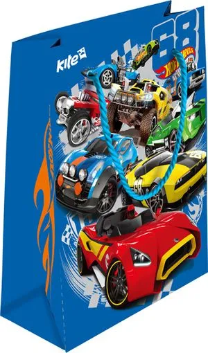 Пакет бумажный подарочный Hot Wheels Kite HW16-266