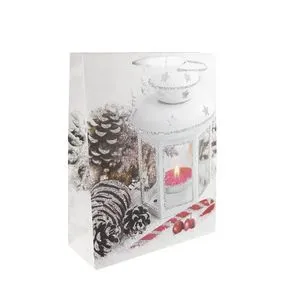 Пакет новорічний 18х24х8.5 см, 4 дизайна AG91312 ANGEL GIFTS - Фото 2