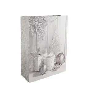 Пакет новорічний 26х32х10 см, 4 дизайна AG91322 ANGEL GIFTS