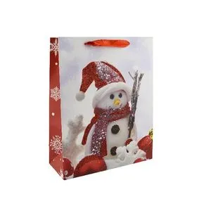 Пакет новорічний 31х40х12 см, 4 дизайна AG91293 ANGEL GIFTS