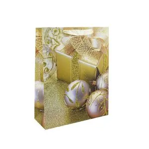 Пакет новорічний 31х40х12 см, 4 дизайна AG91296 ANGEL GIFTS, Пакети подарункові - фото 3