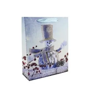 Пакет новорічний 31х40х12 см, 4 дизайна AG91317 ANGEL GIFTS, Пакети подарункові - фото 1