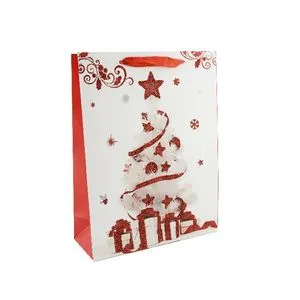 Пакет новогодний 31х40х12 см, 4 дизайна AG91320 ANGEL GIFTS, Пакеты подарочные