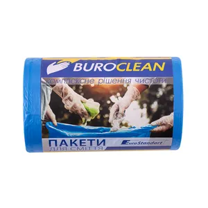 Пакеты для мусора EuroStandart синие, 35 л, 100 шт, BuroClean, 10200023