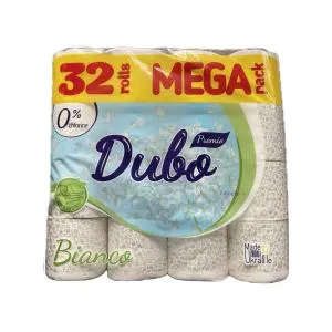 Туалетная бумага Диво Premio Bianco 32 рулона 3 слоя 140 листов 3 51432, Туалетная бумага