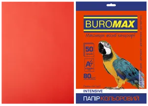 Бумага цветная А4, 80г/м2, INTENSIVE, 50л, BUROMAX BM.2721350 - Фото 1