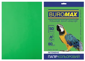 Бумага цветная А4, 80г/м2, INTENSIVE, 50л, BUROMAX BM.2721350 - Фото 2