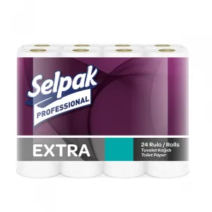 Туалетний папір целюлозний Selpak Pro Extra 24 рул 2х шаровий sp.83621, Туалетний папір