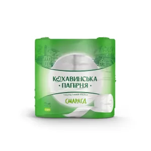 Папір туалетний КОХАВИНКА Смарагд целюлоза 4 шт 2 шари kx.51023