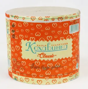 Папір туалетний Кохавинка макулатцра без гільзі сірий kx.50033, Туалетний папір