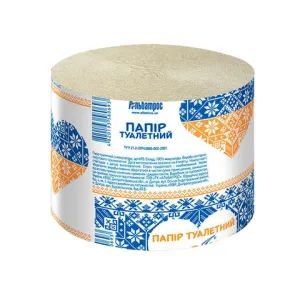 Туалетная бумага Альбатрос макулатура 35м без гильзы серый alb.80693, Туалетная бумага