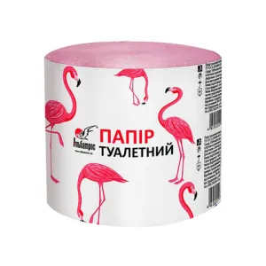 Туалетная бумага Альбатрос макулатура без гильзы розовый alb.80686, Туалетная бумага