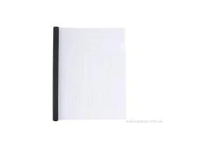 Папка А4 Economix с планкой-зажимом 15 мм 2-95 листов черная E31211-01, С прижимами