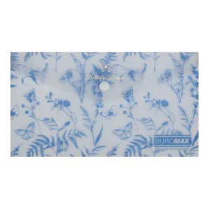 Папка-конверт на кнопке Buromax ARABESKI DL матовый пластик BM.3952, Папки-конверты - фото 2