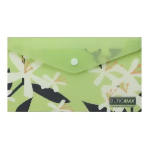 Папка-конверт на кнопке Buromax ARABESKI DL матовый пластик BM.3952, Папки-конверты - фото 3