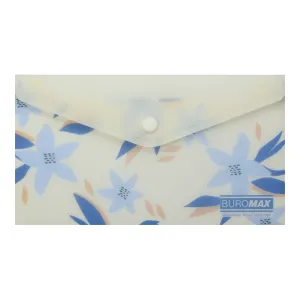 Папка-конверт на кнопке Buromax ARABESKI DL матовый пластик BM.3952, Папки-конверты - фото 7