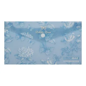 Папка-конверт на кнопке Buromax ARABESKI DL матовый пластик BM.3952, Папки-конверты - фото 8