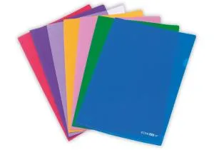 Папка-уголок Economix Light А4 120 мкм фактура глянец ассорти E38153, Уголки