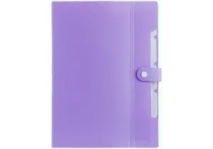 Папка Optima 6 отделений на кнопке с расширением A4 O35524, Конверты