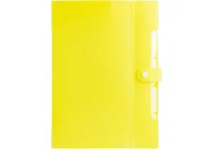 Папка Optima 6 отделений на кнопке с расширением A4 O35524, Папки-конверты - фото 2
