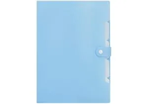 Папка Optima 6 отделений на кнопке с расширением A4 O35524, Папки-конверты - фото 4