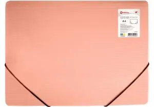 Папка OPTIMA на резинках А4 500 мкм фактура СМУГА ассорти O30699, Папки на резинках - фото 2