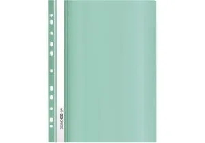 Папка-швидкозшивач Economix Light А4 з перфорацією чорна E38504-01, Папки-швидкозшивачі - фото 3