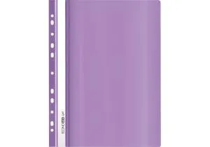 Папка-швидкозшивач Economix Light А4 з перфорацією чорна E38504-01, Папки-швидкозшивачі - фото 7