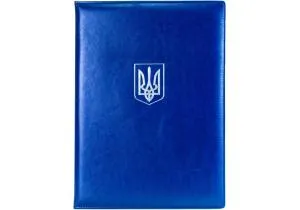 Папка тиснення OPTIMA ГЕРБ тризуб Nebraska срібло O36047-02, Ділові