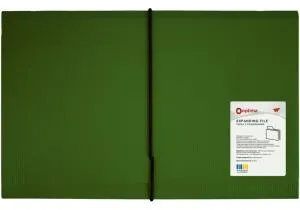 Папка с расширением OPTIMA А5 600 мкм фактура СМУГА ассорти O35547, Папки на резинках - фото 1