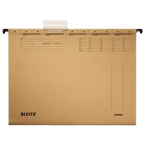 Папки подвесные A4 Alpha без бокового ограничителя Leitz 19150000 песочный