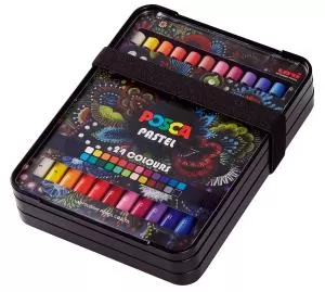 Пастель восковая POSCA PASTEL 24 цв KPA-100/24C