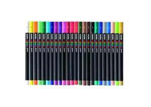 Пастель восковая POSCA PASTEL 24 цв KPA-100/24C - Фото 1