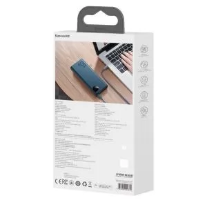 Павербанк Power Bank Baseus Adaman 20000 mAh 65W с быстрой зарядкой синий PPIMDA-D03 - Фото 9