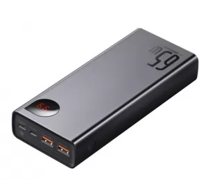 Павербанк Power Bank Baseus Adaman Metal Digital Display 20000 mAh 65W черный PPIMDA-D01 - Фото 3