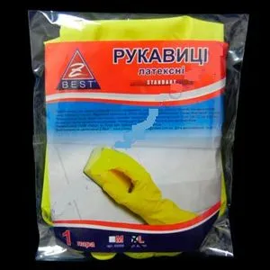 Рукавички Standart-4509 господарські, S, M, L, Z-BEST, 0145097