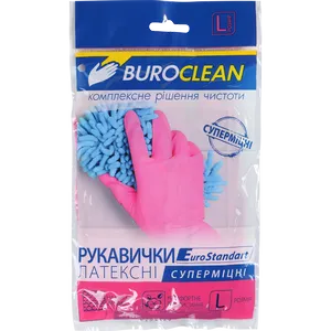 Рукавички господарські суперміцні, M, L, Buroclean, 10200304 - Фото 1