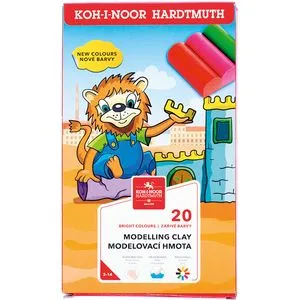 Пластилин Львенок, карт.уп., 400 г 20 цветов Koh-i-noor 01315S2001KS