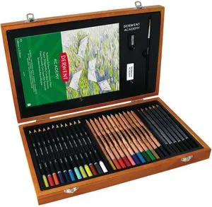 Подарочный набор в деревянной коробке Derwent Academy WOODEN GIFT BOX 2300147 - Фото 1