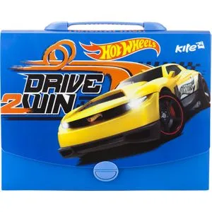 Портфель-коробка А4 Hot Wheels Kite HW17-209